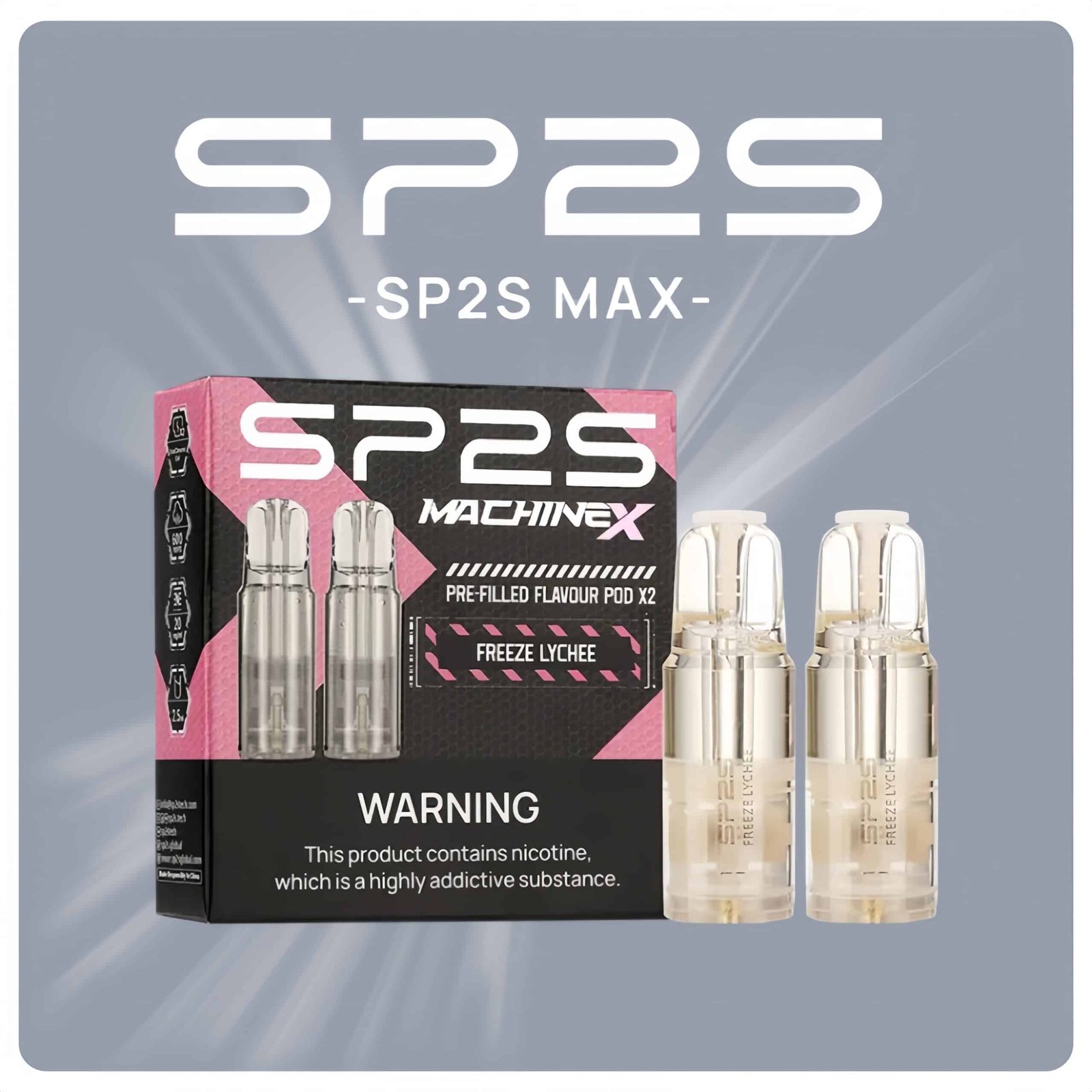 SP2S MAX煙彈 4ml大容量 10款口味